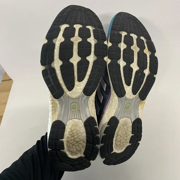 Adidas Shoes Women Size 10.5 Energy Boost Gray Athletic Running Sneakers 4112 - Picture 14 of 16